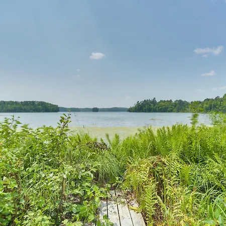 Scenic Hayward Lake View Retreat With Fire Pit